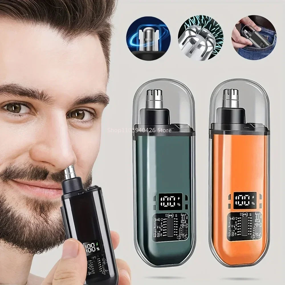 Electric Nose & Ear Trimmers for Men USB Rechargeable Portable Mini Compact Design with Fast Charge Electric Grooming Kit