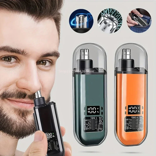 Electric Nose & Ear Trimmers for Men USB Rechargeable Portable Mini Compact Design with Fast Charge Electric Grooming Kit