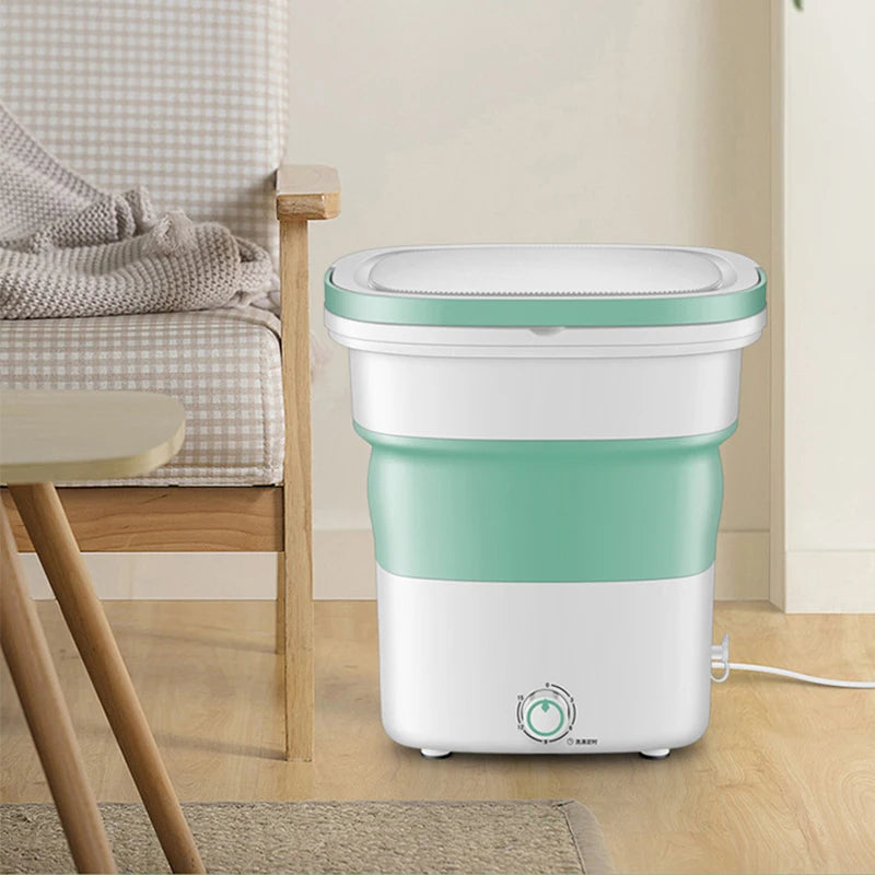 Folding Washing Machine 1.8L Portable Underwear And Underwear Washing Machine Can Be Dehydrated And Ozone Sterilized