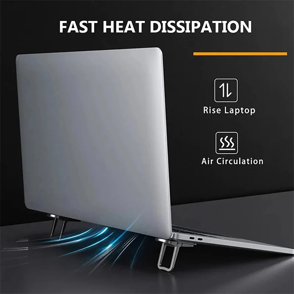 Foldable Laptop Stand Home Invisible Non-slip Notebook Bracket Universal Adjustable Folding Laptop Stand for MacBook HP Lenovo