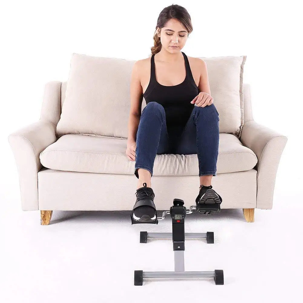 Wholesale Portable Leg Pedal Exerciser with LCD Display, Practical Fitness & Rehabilitation Equipment for Home Gym Training