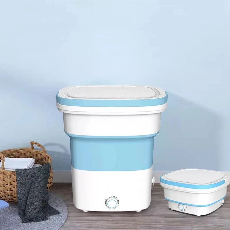 Folding Washing Machine 1.8L Portable Underwear And Underwear Washing Machine Can Be Dehydrated And Ozone Sterilized