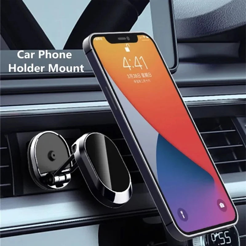 2024 Magnetic Car Phone Holder Magnet Smartphone Mobile Stand Cell GPS For iPhone 15 14 13 Pro Max X Xiaomi Mi Huawei Samsung LG