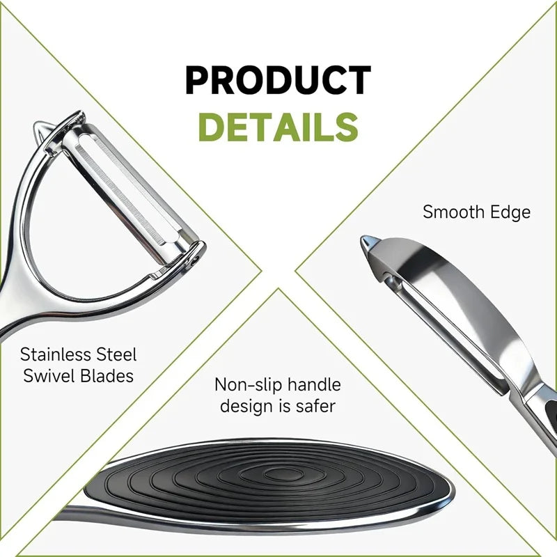 Stainless Steel Vegetable Peeler Home Potato Peeler Multifunctional Carrot Grater Fruit Tool Gourmet Pelador Kitchen Accessories