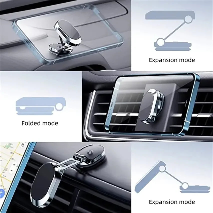 2024 Magnetic Car Phone Holder Magnet Smartphone Mobile Stand Cell GPS For iPhone 15 14 13 Pro Max X Xiaomi Mi Huawei Samsung LG