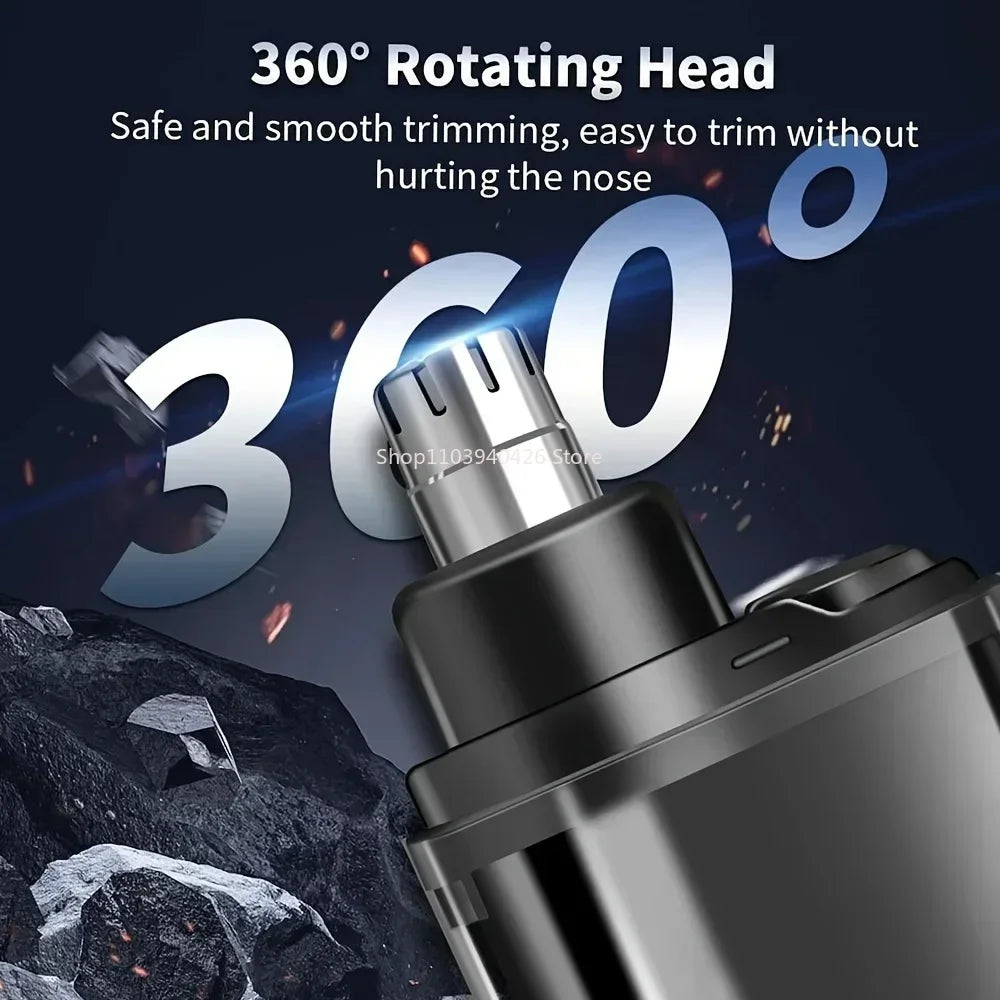 Electric Nose & Ear Trimmers for Men USB Rechargeable Portable Mini Compact Design with Fast Charge Electric Grooming Kit