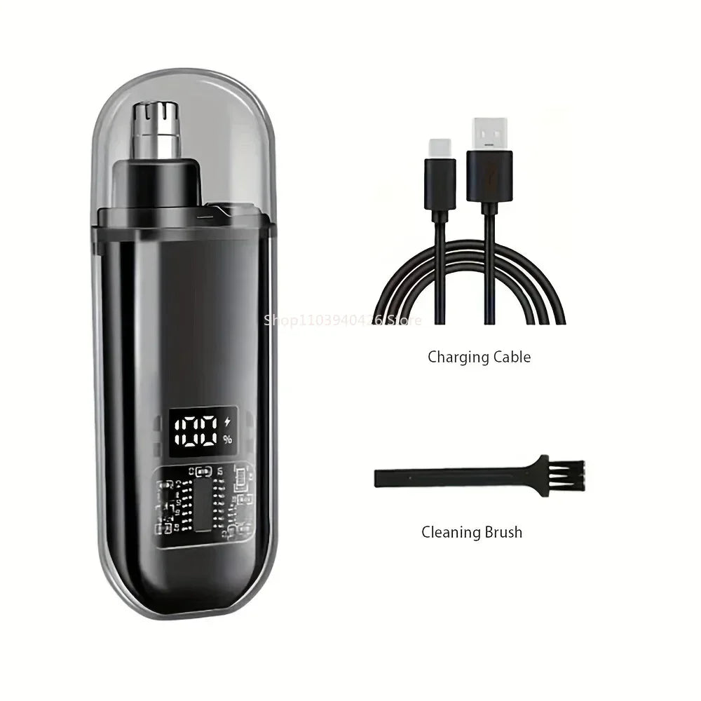 Electric Nose & Ear Trimmers for Men USB Rechargeable Portable Mini Compact Design with Fast Charge Electric Grooming Kit