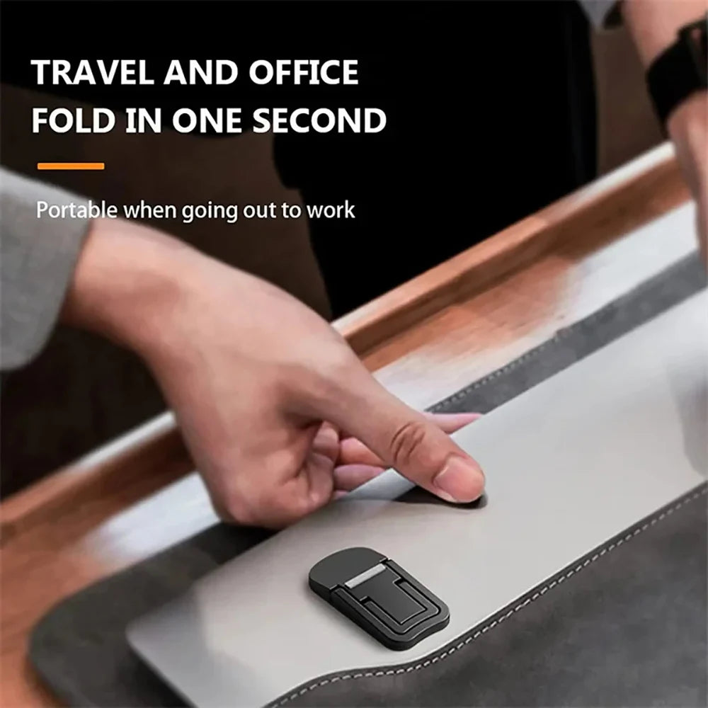 2pcs Mini Foldable Laptop Stand Portable Notebook Keyboard Holder Adjustable Riser Cooling Bracket Universal for Laptop Tablet